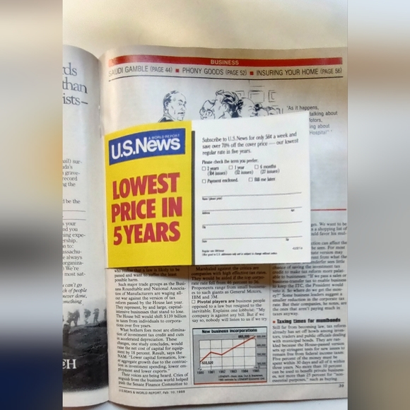 1986 U.S. news & world report magazine - Picture 5 of 7